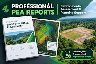 prepare a professional pea report for your project