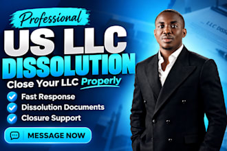 dissolve your US llc, prepare llc dissolution and business