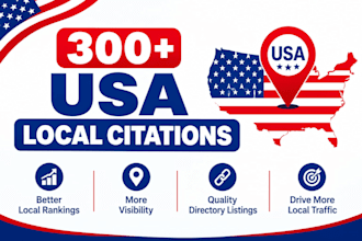 submit your business to 300 USA local citation directories