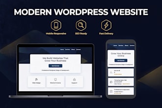 design wordpress website, wordpress website design and development
