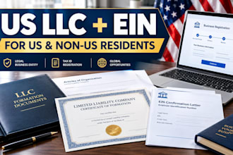register a US llc and obtain ein for US and non US residents
