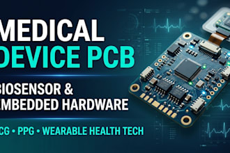 design medical device pcb biosensor and embedded hardware