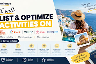 approve, list on tour on getyourguide, airbnb klook, viator, kkday, bokun
