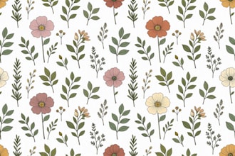 design custom plant artwork for books and branding