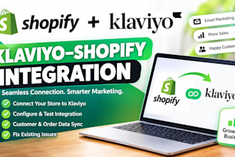 integrate klaviyo with shopify and fix email marketing connections