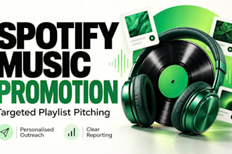 do spotify music promotion with targeted playlist pitching