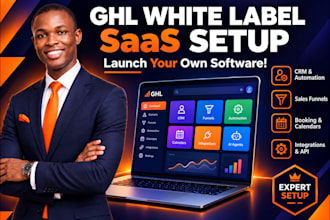 set up gohighlevel white label saas for your agency