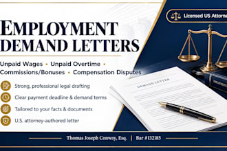 draft a workplace compensation demand letter for attorney review
