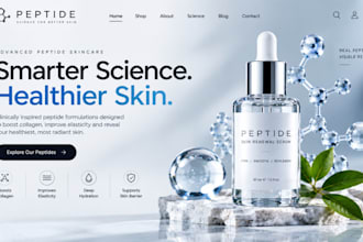 design peptide website research peptide fda complaint peptide website