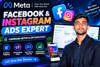 manage meta ads and facebook instagram advertising campaigns
