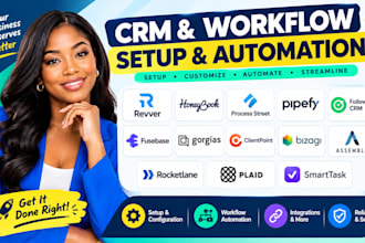 setup revver honeybook process street pipefy followup CRM helpdesk gorgias