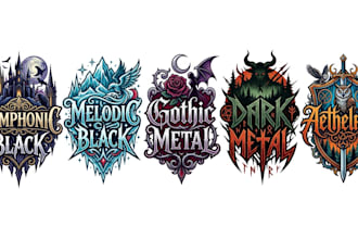 design doom metal funeral doom death doom  gothic doom logo