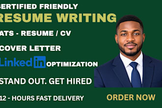 write a professional resume and ats friendly CV