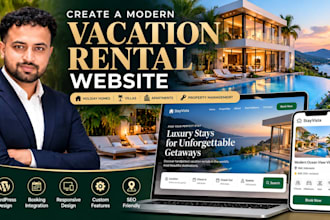 design a vacation rental website in wordpress