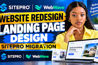 design sitepro webwave website redesign landing page design sitepro migration