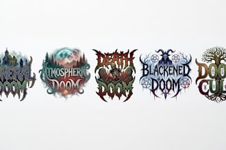 do funeral atmospheric doom, death doom blackened doom art