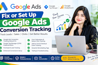 fix or setup google ads conversion tracking