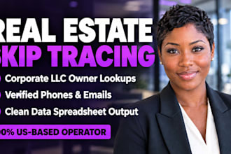 do accurate real estate skip tracing and llc owner lookups