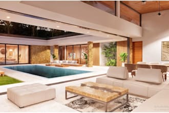 do interior or exterior design of residential project