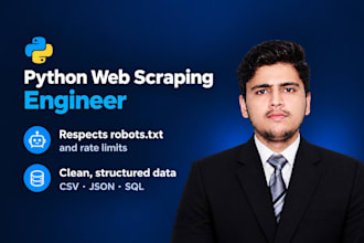 build a custom python web scraper for any website