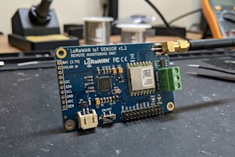 design lorawan sensor pcb for remote iot monitoring