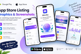 google play screenshot design app store listing graphics mobile app promotional