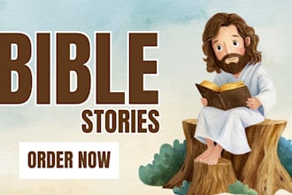 create ai short bible stories videos