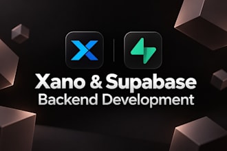 build your xano or supabase backend, database and apis