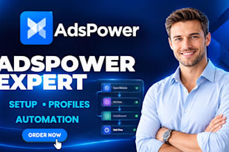 set up adspower, browser profiles and automation workflows rpa