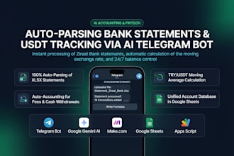 build ai telegram bot for fintech statement parsing
