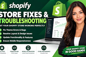 fix shopify store issues, bugs and theme errors