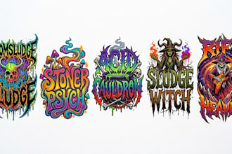 do stoner metal, sludge metal and doom logo