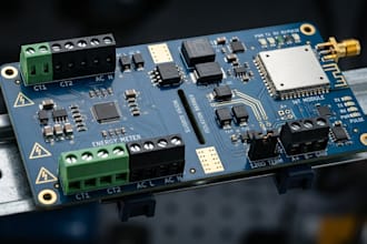 design iot energy monitoring pcb with rs485 and modbus