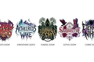do  atmospheric death, funeral doom and gothic doom logo