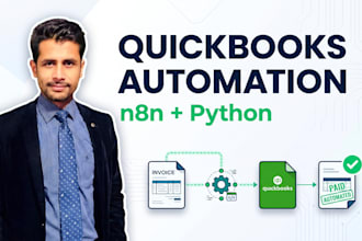 automate quickbooks online with n8n and python