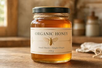 design custom product labels with a modern look