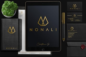 create luxury corporate brand identity and visual identity