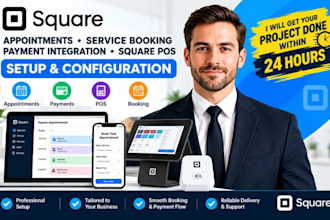 setup square appointment service booking payment integration square pos