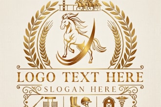 design horse racing, equestrian, equine horse business logo with vector files