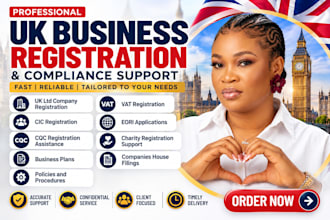 register your uk limited company, cic registration, vat, eori, uk ltd formation