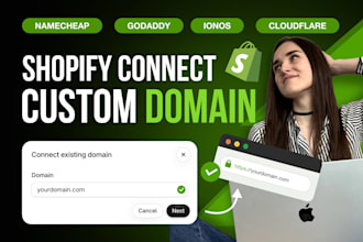 connect custom domain to shopify and fix dns records