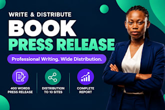 write, distribute book press release, press release distribution, book launch
