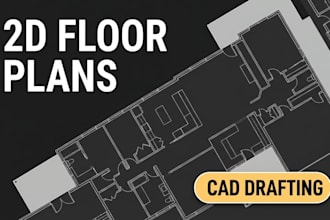 draft architectural 2d floor plans and house layouts in cad