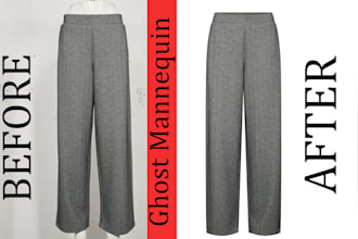 do ghost mannequin and neck joint editing for apparel