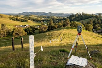 licensed land surveyor stamp and boundary survey for property in nj ny ca tx az