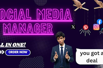 manage your social media accounts