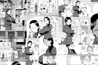 draw anime manga edit manga illustration nsfw comic pages manga artist