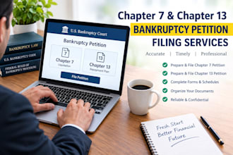 prepare chapter 7 and chapter 11 bankruptcy petition