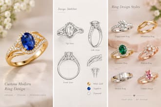 design custom modern rings