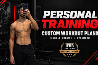 create a personalized workout plan for muscle growth
